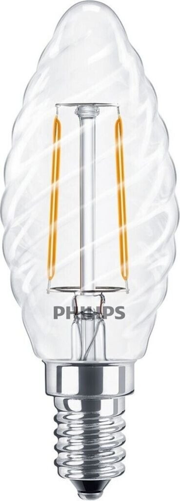 Bild von Philips Lighting 34772400 LED EEK E (A - G) E14 Kerzenform gedreht 2W = 25W Warmweiß (Ø x L) 35mm