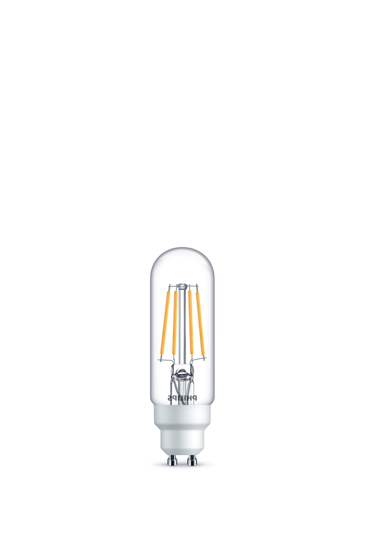 Bild von Philips LED Lampe ersetzt 40W, GU10 Röhrenform T30, klar, kaltweiß, 470 Lumen, nicht dimmbar, 1er Pack transparent