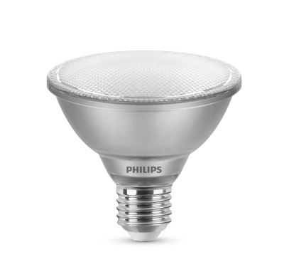 Bild von Philips LED Lampe ersetzt 75W, E27 Reflektor PAR30S, warmweiß, 740 Lumen, dimmbar, 1er Pack silber
