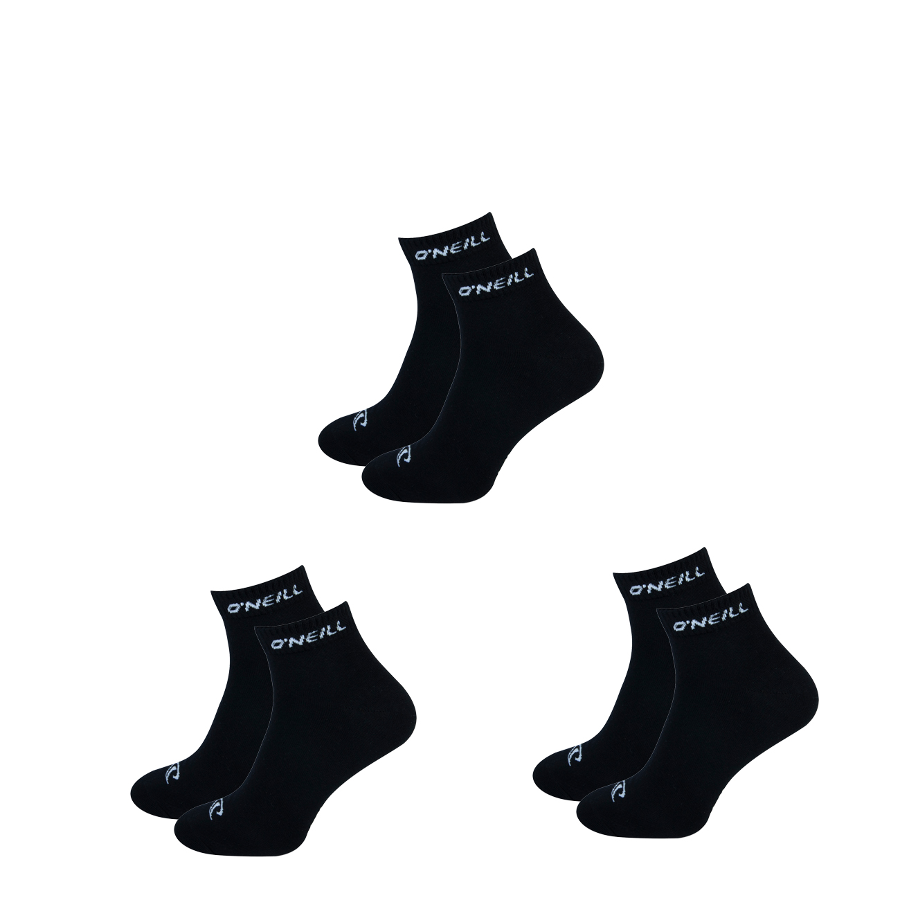 Bild von O'Neill Unisex Quarter Socken 3er Pack