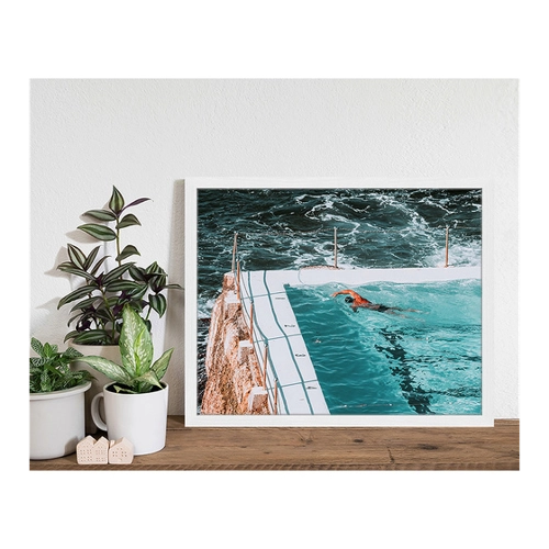 Bild von ANY IMAGE Digitaldruck »Ozeanschwimmbad« - Bekenntnis zur Wanddekoration