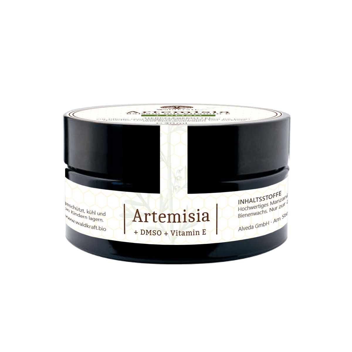 Bild von Waldkraft Artemisia Balsam - Beifuß-Salbe mit DMSO, Vitamin E, Bienenwachs und Manzanilla-Öl
