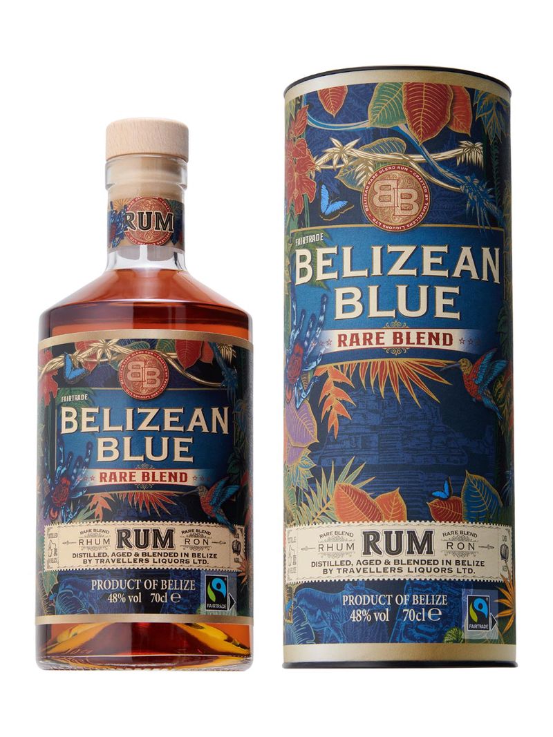 Bild von Belizean Blue Rare Blend, 48%, 0,7 liter