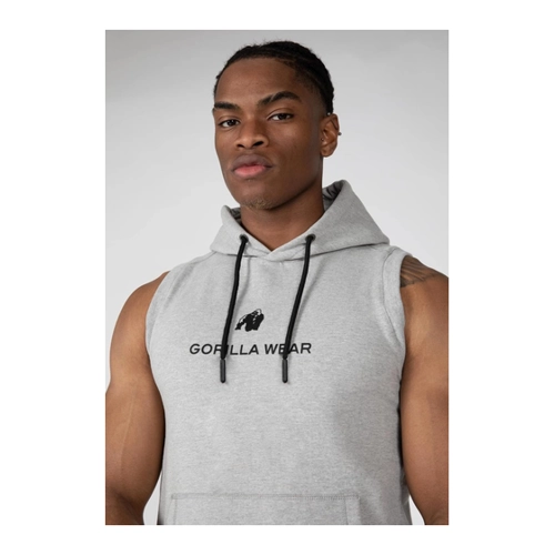 Bild von Gorilla Wear Lincoln Sleeveless Hoodie – Grau