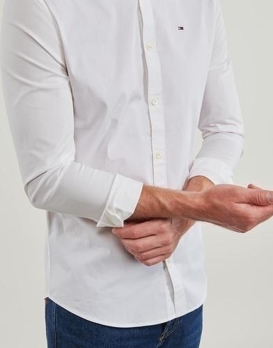 Bild von Langarm Freizeithemd Tommy Jeans Slim Fit Hemd mit Stretch L