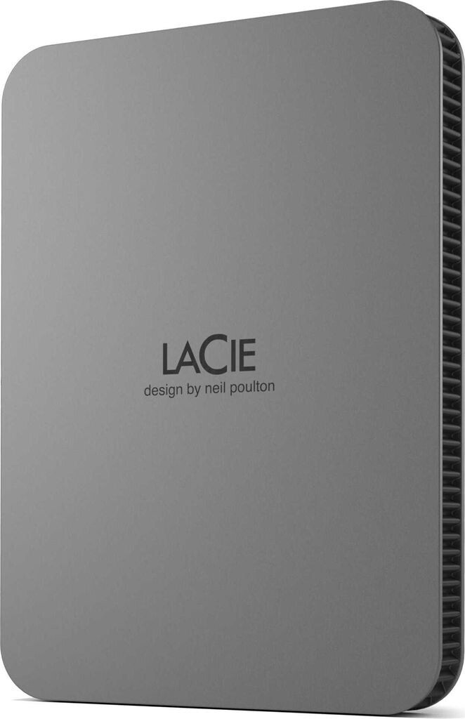 Bild von LaCie Mobile Drive Secure 2TB tragbare externe Festplatte, 2.5 Zoll, Mac & PC, space grey, inkl. 3 Jahre Rescue Service, Modellnr.: STLR2000400