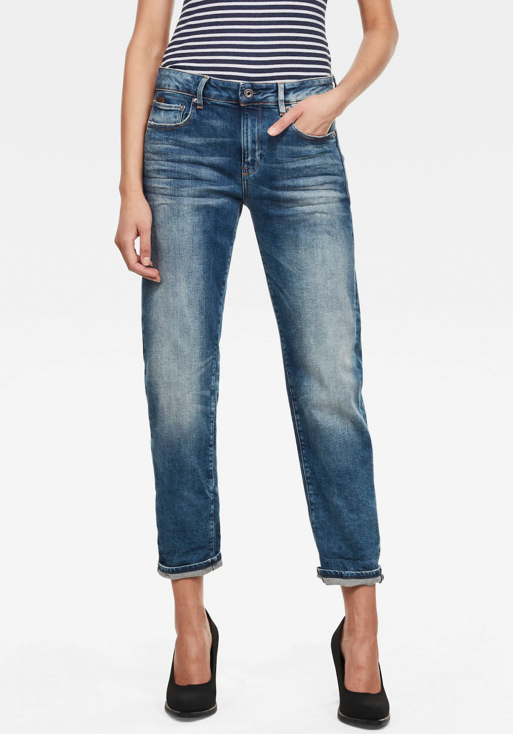 Bild von G-STAR Boyfriend-Jeans »Kate Boyfriend«, mit authentischen Used Effekten