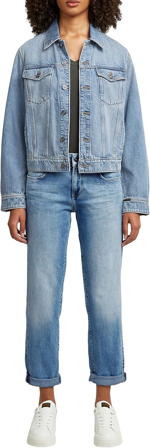 Bild von G-Star, Damen, Jeans, Kate Boyfriend Jeans Stretch Denim it indigo aged, Blau, (W32/L34)
