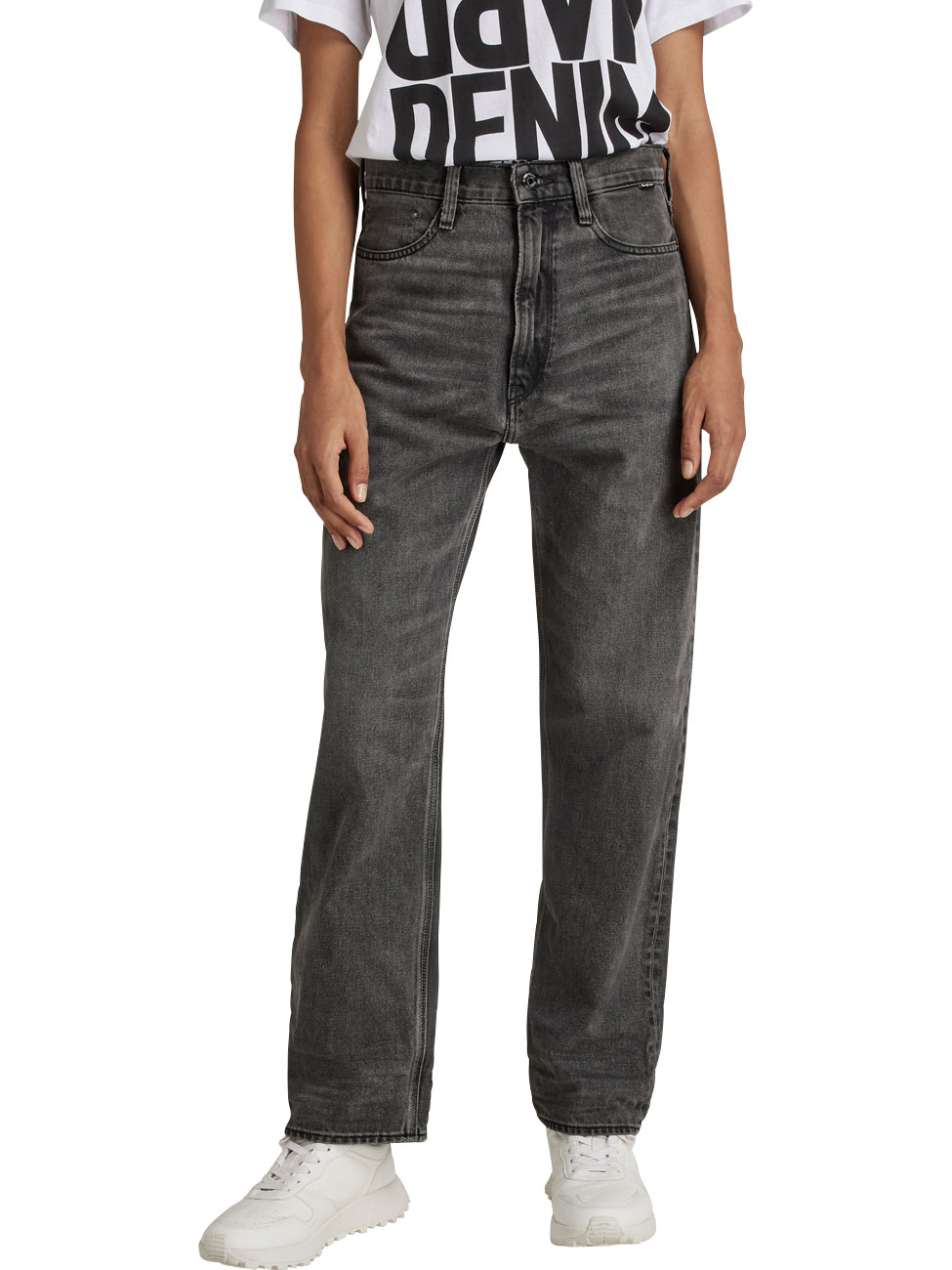 Bild von G-Star Damen Jeans TYPE 89 LOOSE - Boyfriend - Grau - Worn In Tin