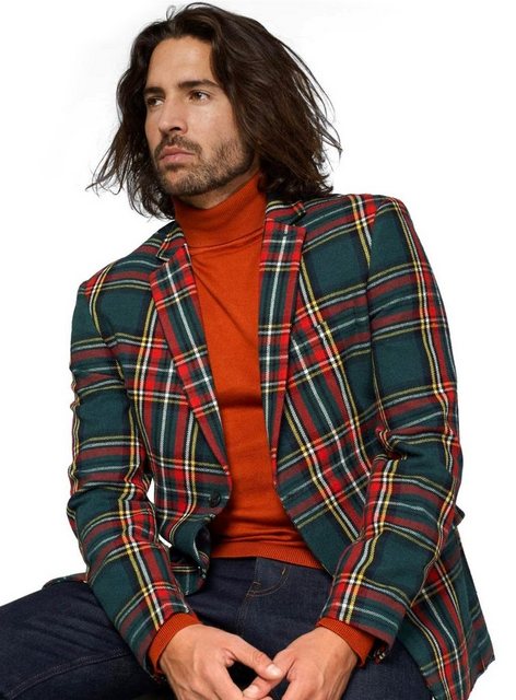Bild von Opposuits Partyanzug Tartan tannengrün, Festlicher Blazer in der Deluxe-Ausführung