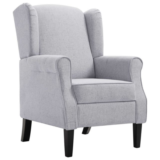 Bild von vidaXL Sessel Hellgrau Stoff Modell 8