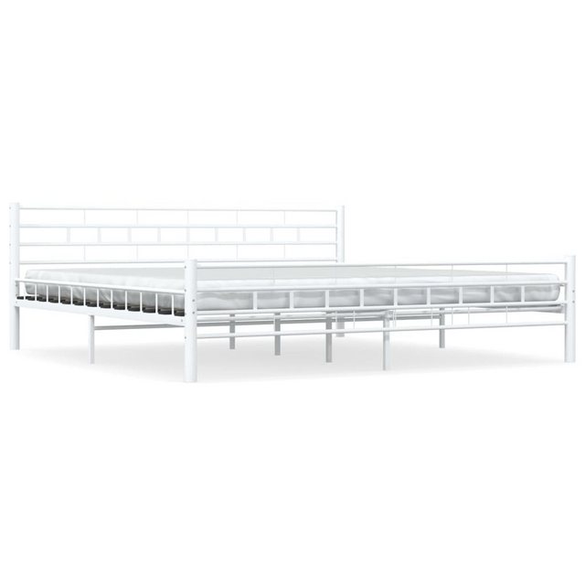 Bild von vidaXL Bettgestell Weiß Metall 200x200 cm619063