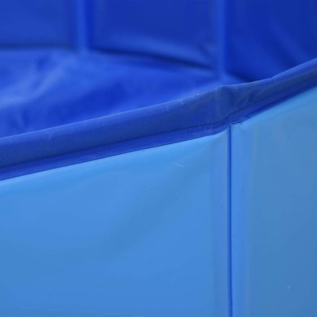 Bild von vidaXL Hundepool Faltbar Blau 160 x 30 cm PVC