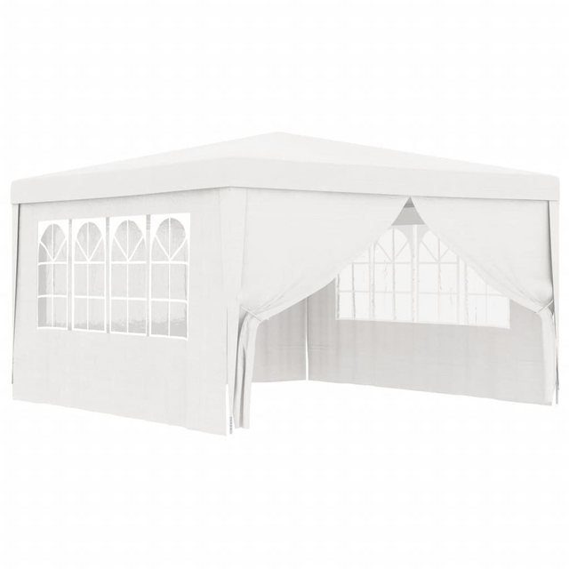 Bild von vidaXL Pavillon Gartenzelt Profi Partyzelt mit Seitenwänden 44 m Weiß 90 g m² Garten