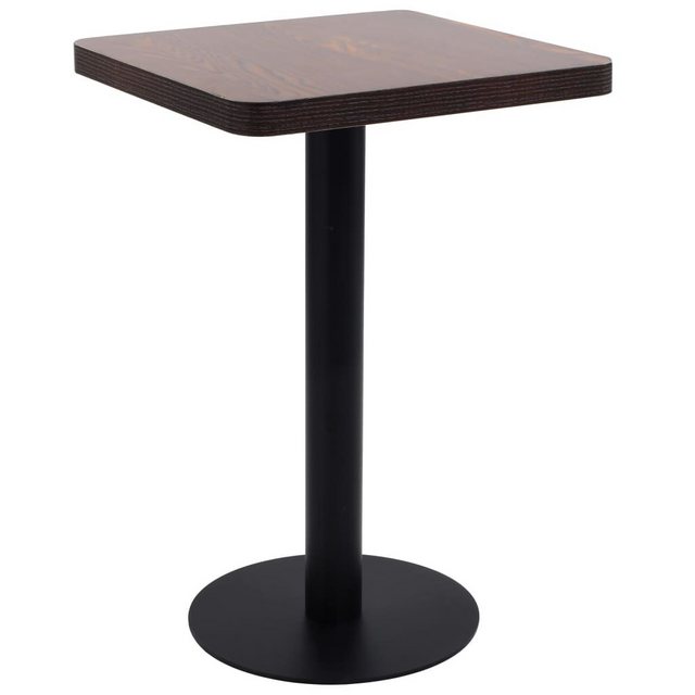 Bild von vidaXL Esstisch Bistrotisch Dunkelbraun 50x50 cm MDF (1-St)