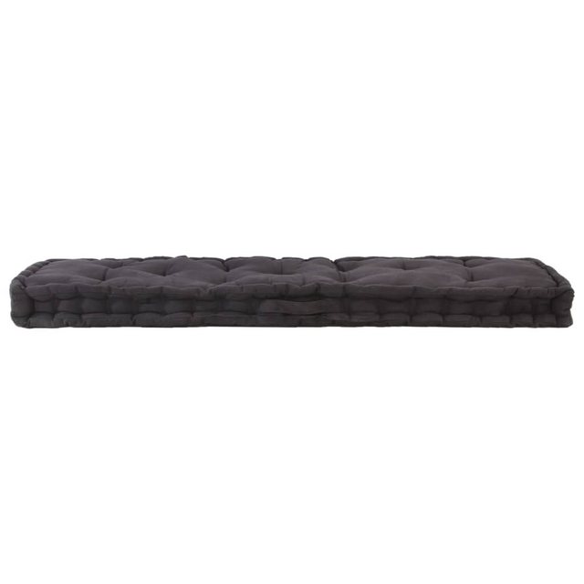 Bild von vidaXL Palettenkissen Baumwolle 120x40x7cm Schwarz (48673)