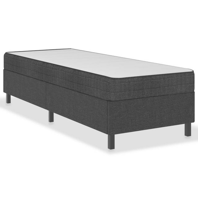 Bild von vidaXL Boxspring-Bettgestell Grau Stoff 90x200 cm621157
