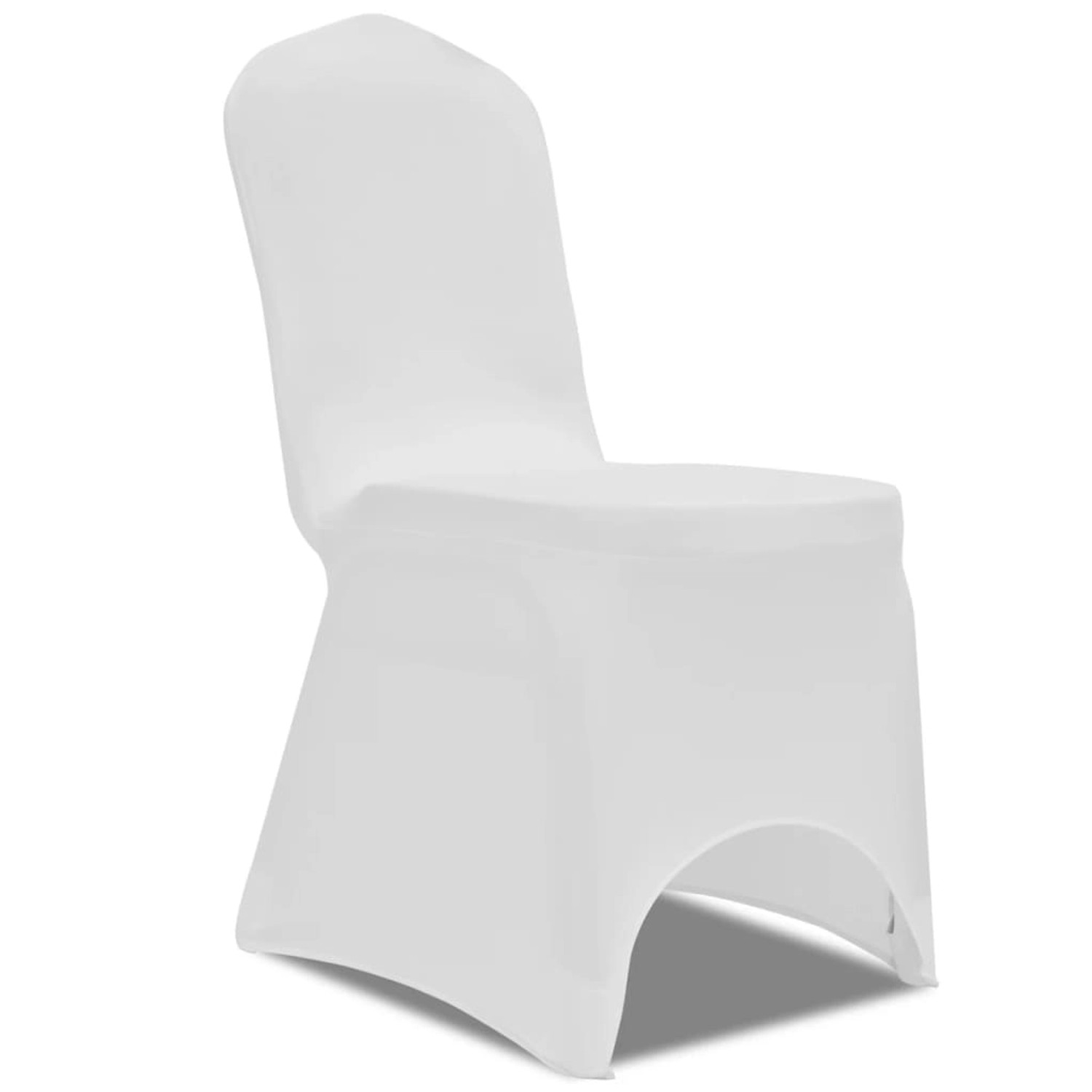 Bild von vidaXL Hussen-Set Stretch-Stuhlhussen Weiß 18 Stk.
