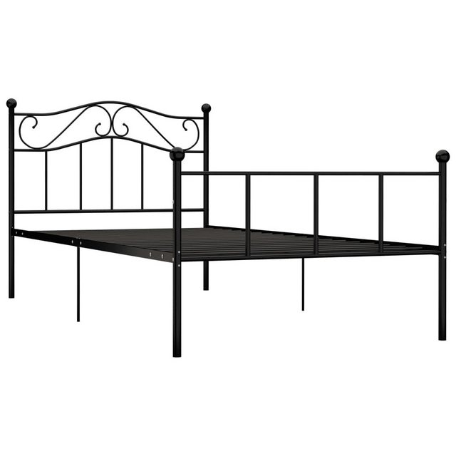 Bild von vidaXL Bettgestell Schwarz Metall 90x200 cm Modell 6618292