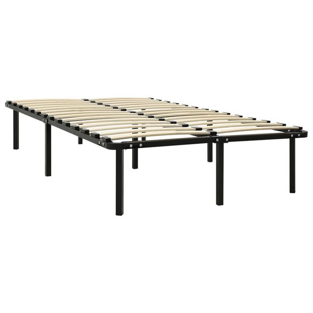 Bild von vidaXL Bettgestell Schwarz Metall 120x200 cm Modell 5618449
