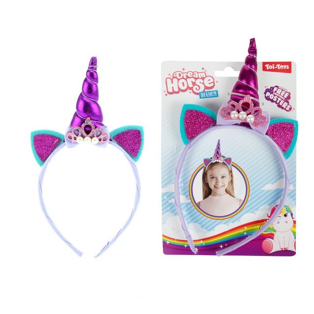 Bild von Toi-Toys Kostüm DREAM HORSE Diadem Einhorn (lila)