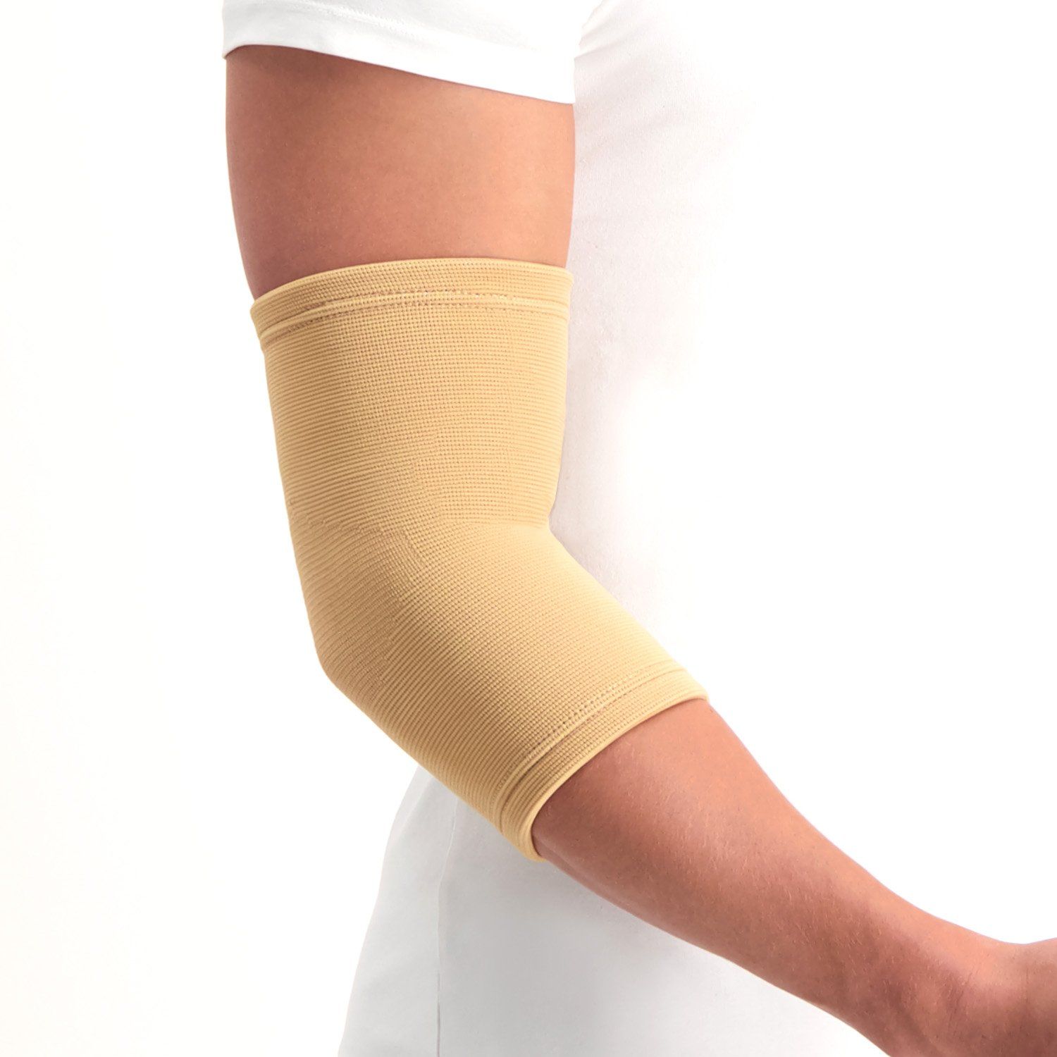 Bild von Medidu Ellenbogenbandage (Schwarz und Beige)