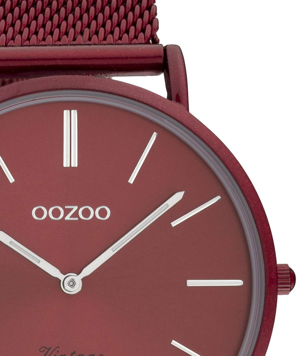 Bild von OOZOO Quarzuhr Oozoo Damen Armbanduhr Timepieces Analog, (Analoguhr), Damenuhr rund, groß (ca. 40mm) Metallarmband, Fashion-Style