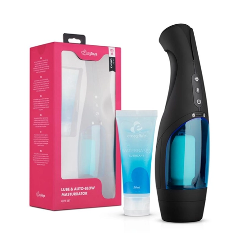 Bild von Easy Choice Masturbator mit Stoßfunktion & Gleitgel Set