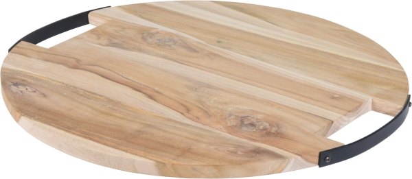 Bild von Schneidebrett Rund Teakholz Durchmesser 39,0 cm ""