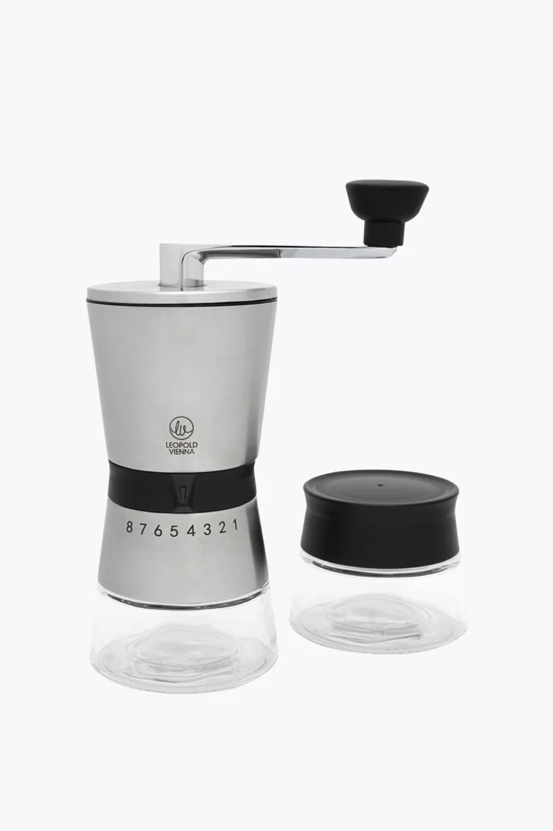 Bild von Leopold Vienna Kaffeemühle Bologna Edelstahl/Glas LV143002