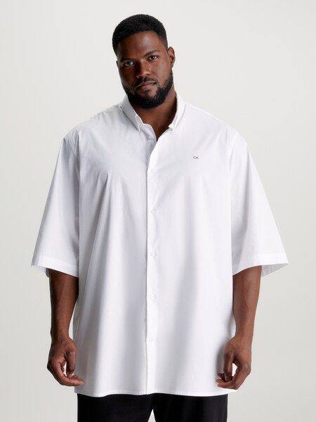 Bild von Calvin Klein Big&Tall Kurzarmhemd »BT-STRETCH POPLIN S/S SHIRT«, Große Größen