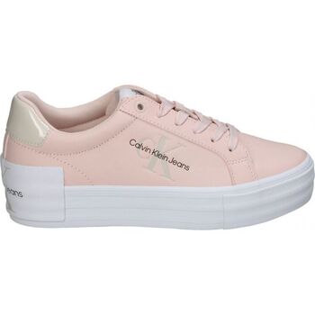 Bild von Calvin Klein Jeans BOLD VULC FLATF LOW LACE LTH ML Plateausneaker mit Logoschriftzüge, Freizeitschuh, Halbschuh, Schnürschuh