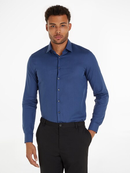Bild von Calvin Klein Langarmhemd »TONAL STRUCTURE SLIM SHIRT«
