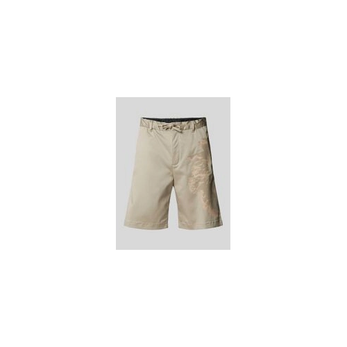 Bild von Calvin Klein Straight Leg Shorts mit floralem Print Modell 'COOLMAX'