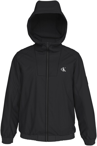 Bild von Calvin Klein Jeans Outdoorjacke »UNPADDED HOODED HARRINGTON«, mit Kapuze, mit Calvin Klein Logo-Badge