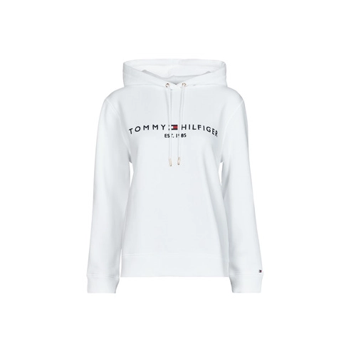 Bild von Tommy Hilfiger Heritage Hilfiger Hoodie LS - Damen Kapuzensweatshirt in Weiß