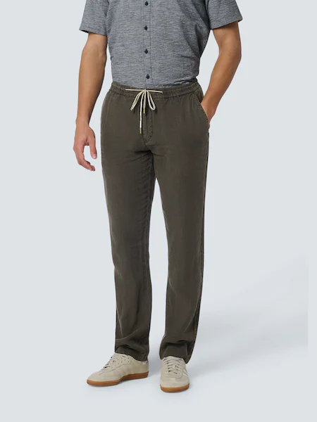 Bild von NO EXCESS Leinenhose, mit verstellbarem Tunnelzug-Riemen