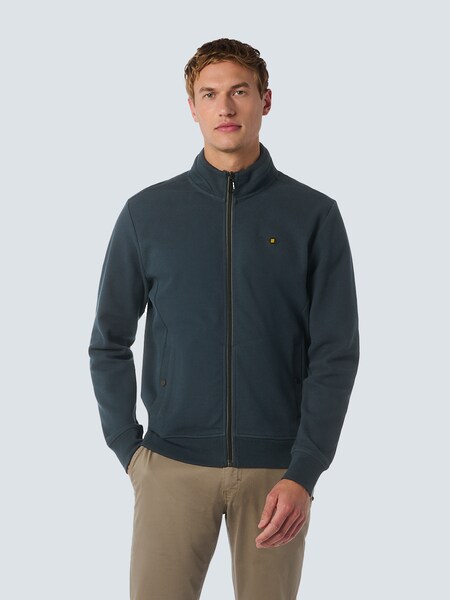 Bild von NO EXCESS Sweater »No Excess Weste mit Twill-Jacquard und Reißverschluss«