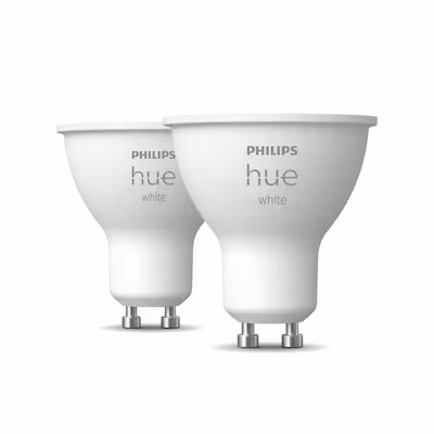 Bild von HUE LED-Leuchtmittel hue Hue White GU10 2er Pack LED-Reflektoren, Sockel GU10, warmweiß