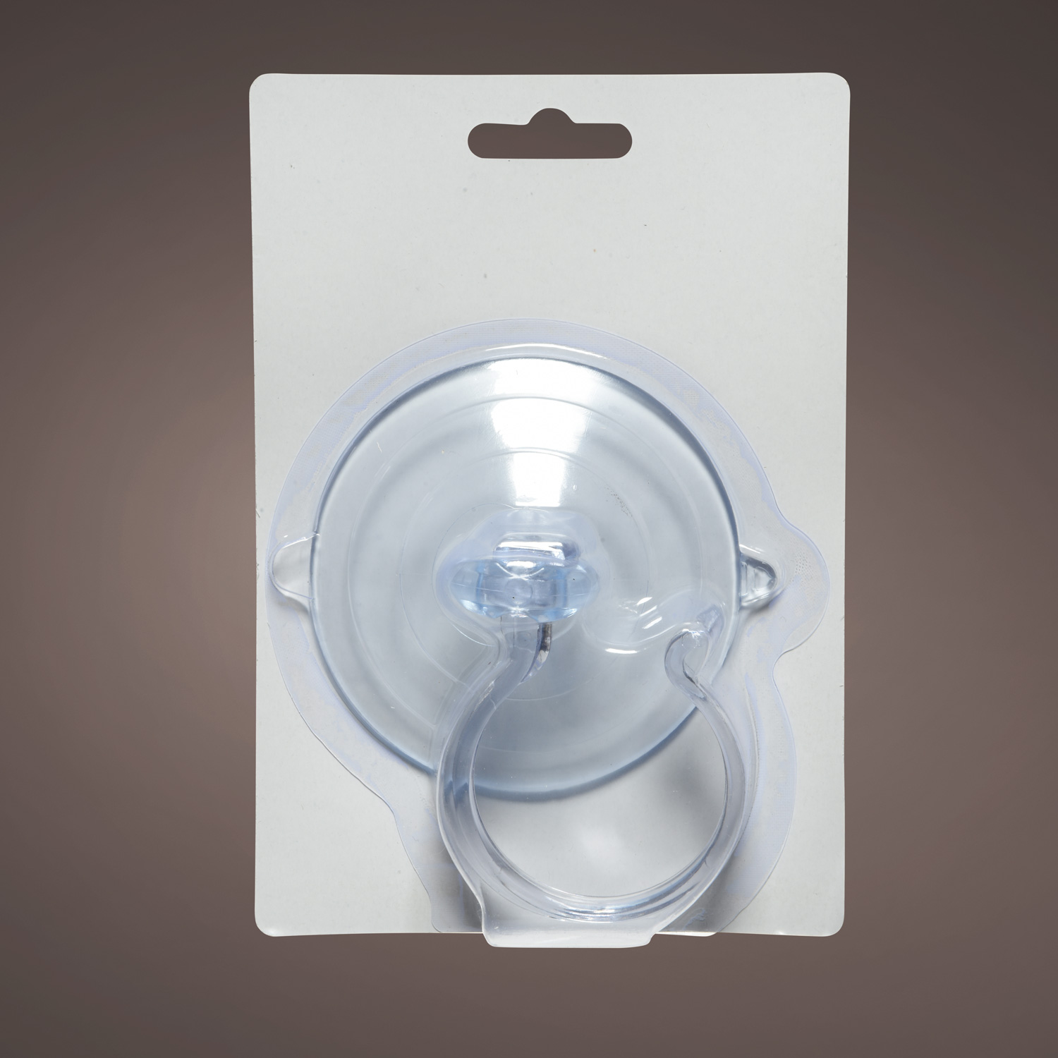 Bild von Saugnapf mit Haken - Kunststoff - D: 8,5cm - transparent