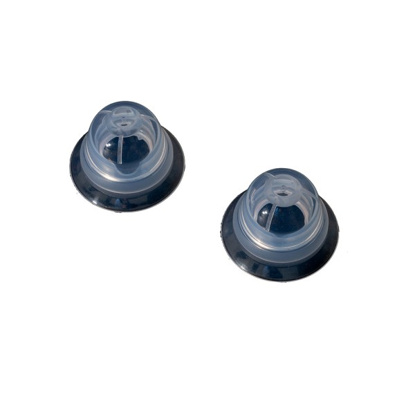 Bild von Silikon Nippel Sucker mit Case transparent