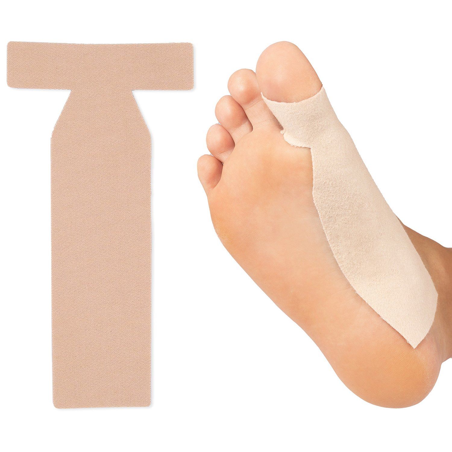 Bild von Solelution Hallux Valgus Tape T-Shape (5 Stück)