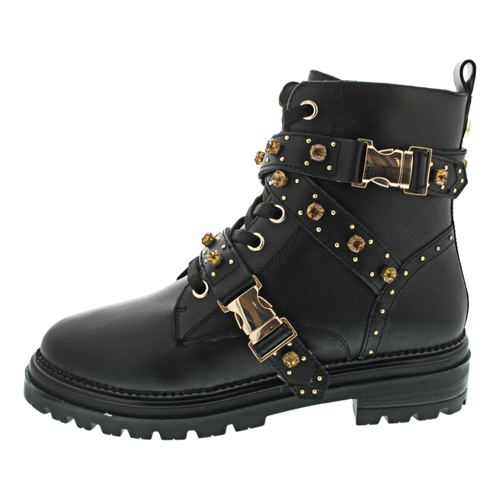 Bild von Steve Madden Indra schwarzes Leder - Eleganz trifft Komfort