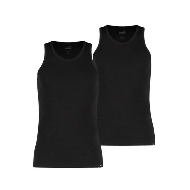 Bild von PUMA BODYWEAR Unterhemd mit Rundhals-Ausschnitt, 100% Baumwolle (2-St) hoher Rücken, dezentes Puma-Logo im Mehrpack