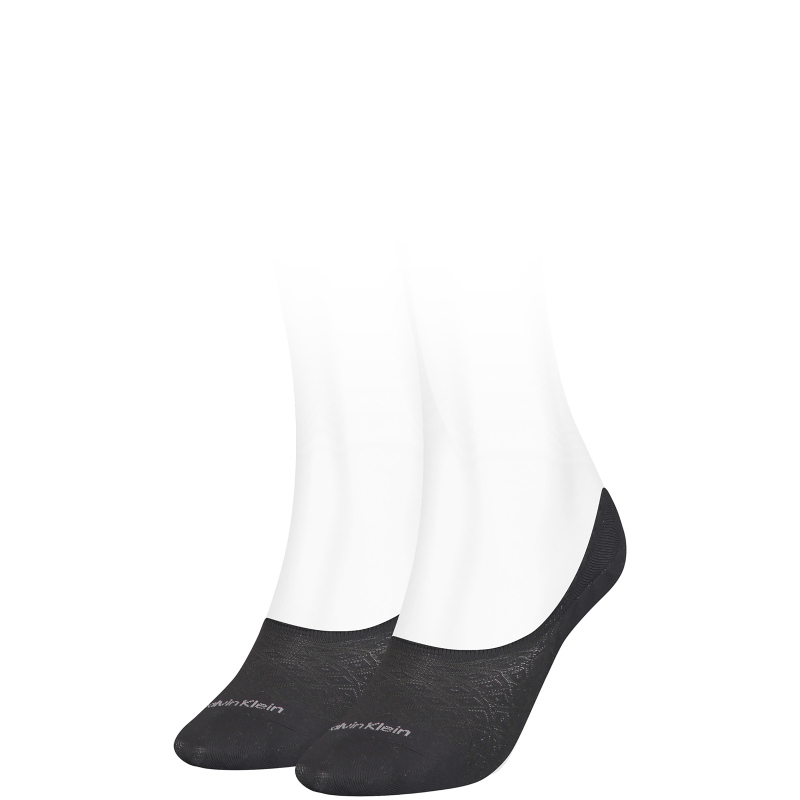 Bild von 2er Pack Calvin Klein High-Cut Diamond Füßlinge Damen 001 - black