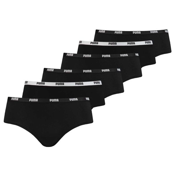 Bild von Puma Women Hipster Damen Slip Unterwäsche 701218976, Farbe:001 - Black, Bekleidungsgröße:M