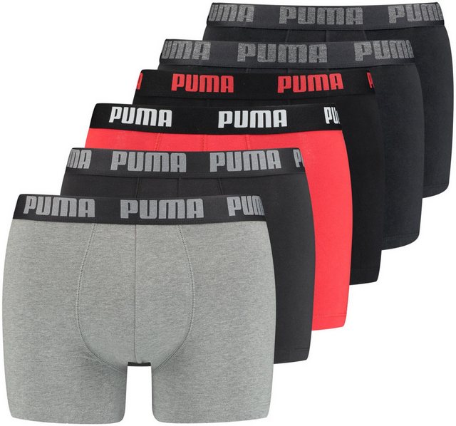 Bild von Puma Boxershorts, 6er Pack Basic Boxer Ecom, Cotton Stretch, Everyday für Herren - 2XL