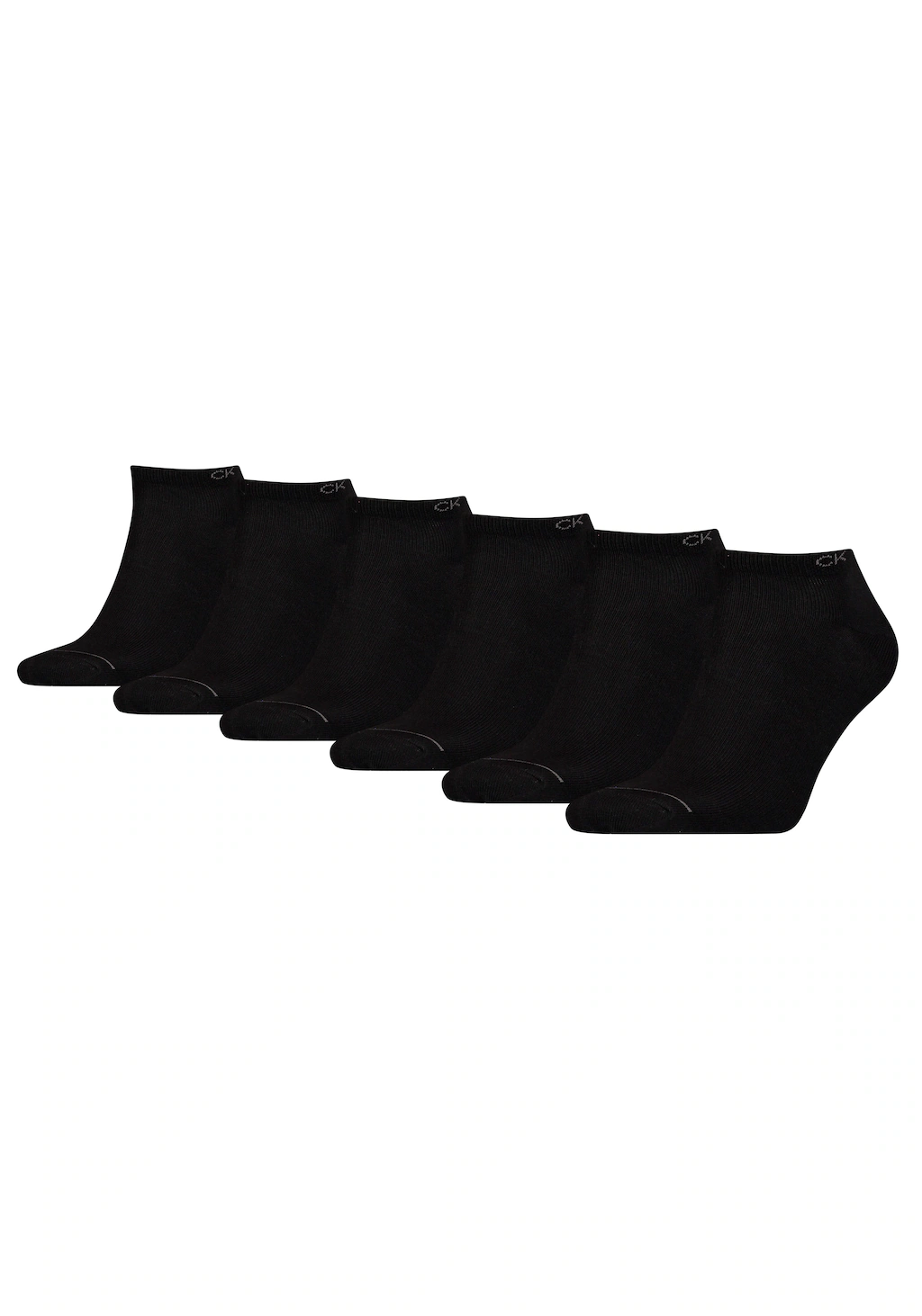 Bild von Calvin Klein Sneakersocken, (6 Paar), mit eingestricktem Logo im Bund