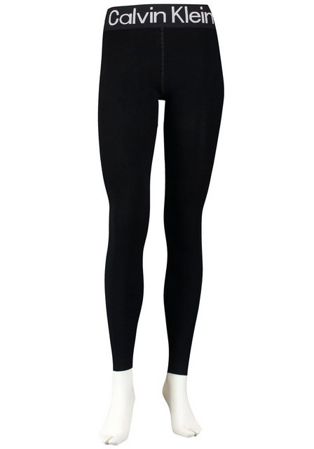 Bild von Calvin Klein Logo Leggings Damen 001 - black M