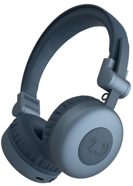 Bild von Fresh 'n Rebel Code Core, Bluetooth-Kopfhörer on-Ear, kabellos, 30 Stunden Spielzeit, mit Mikrofon und Sprachassistent, Lautstärkeregler und Wiedergabe/Pause-Tasten, faltbar (Dive Blue)